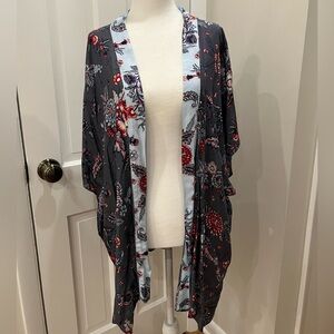 Loft Blue Floral Kimono